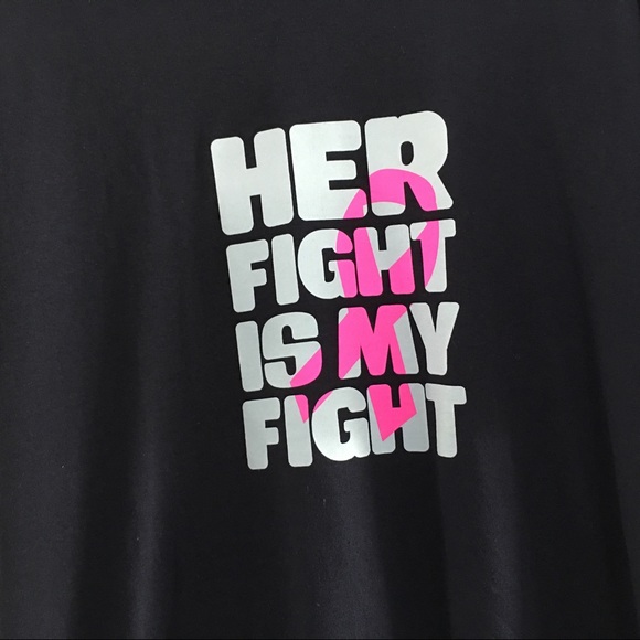 Gildan Shirts For Breast Cancer logo Graphic T-M1 - Picture 4 of 4